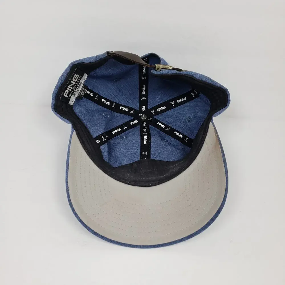 Ping Golf Adult Mens One Size Blue Casual Adjustable Strapback Cap Hat